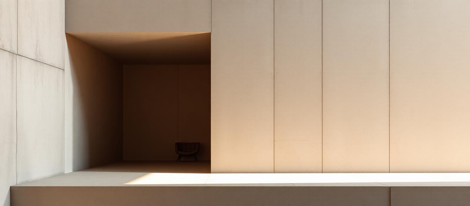 Architectural detail in warm tones